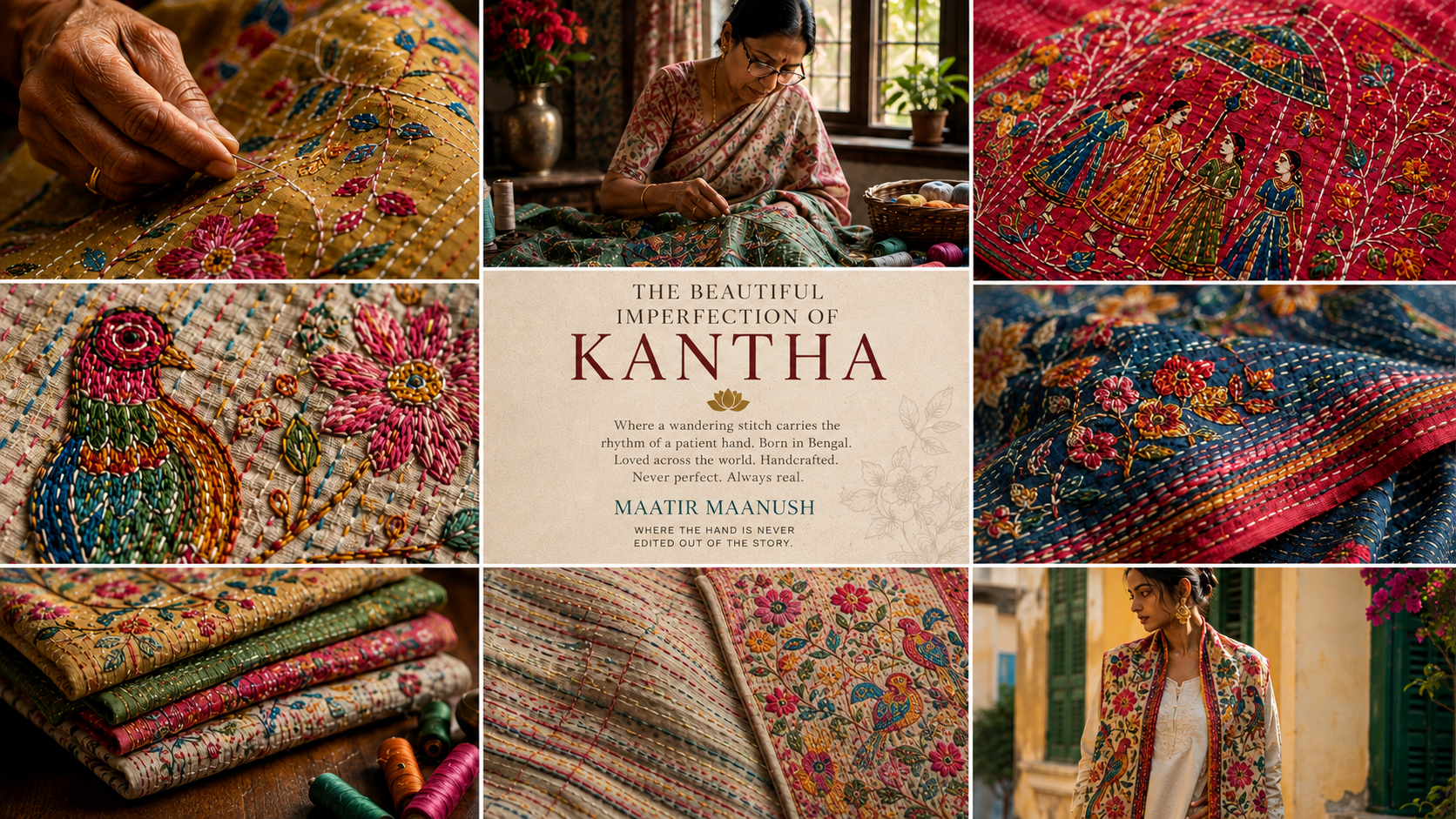 The Beautiful Imperfection of Kantha
